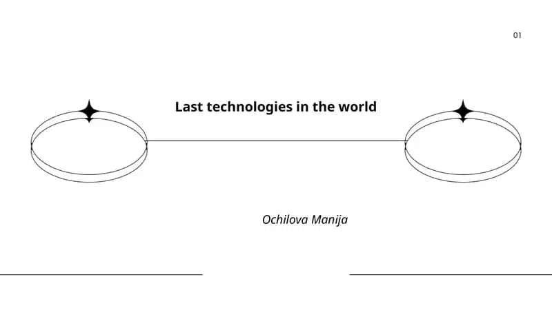Last technologies in the world 1