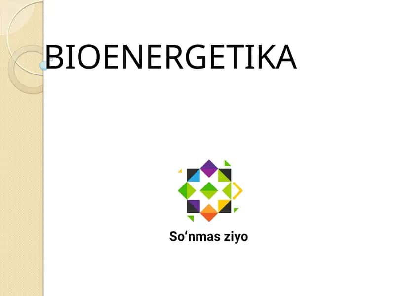 BIOENERGETIKA 1