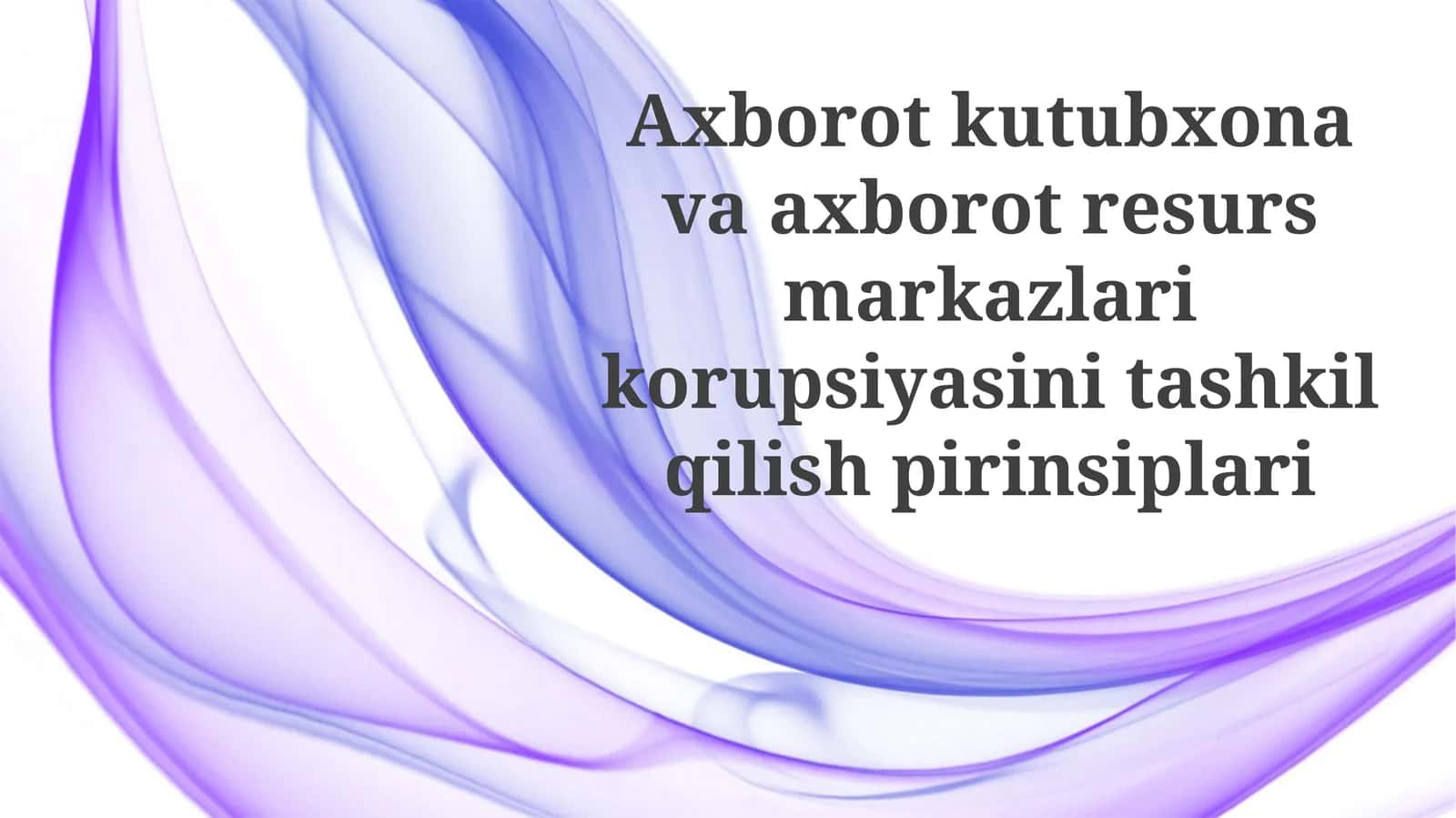 Korruptsiya va ularning mexanizmlari 1
