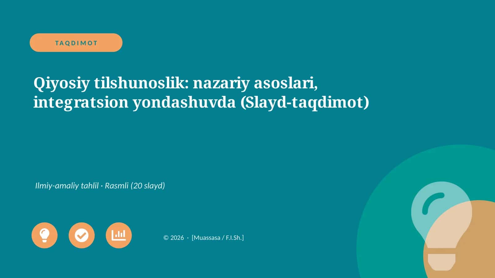 Qiyosiy tilshunoslik 1