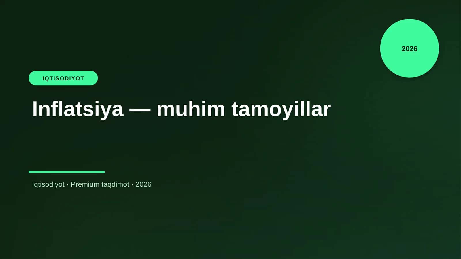 Inflatsiya — muhim tamoyillar 1