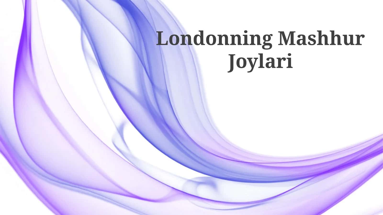 Londonning Mashhur Joylari 1