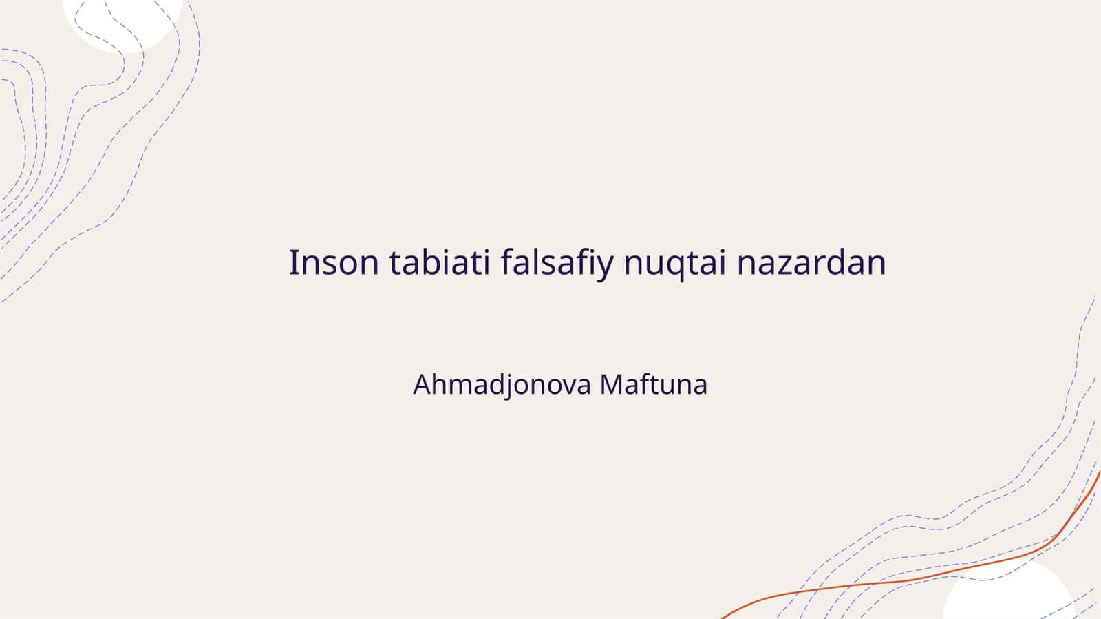 Inson tabiati falsafiy nuqtai nazardan 1