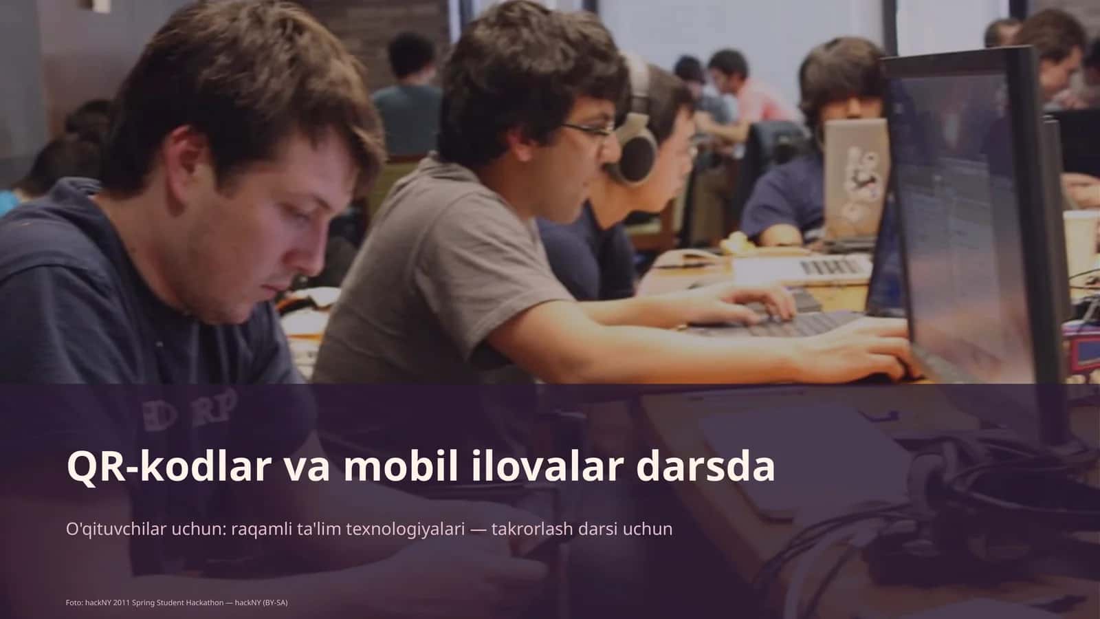 QR-kodlar va mobil ilovalar darsda 1