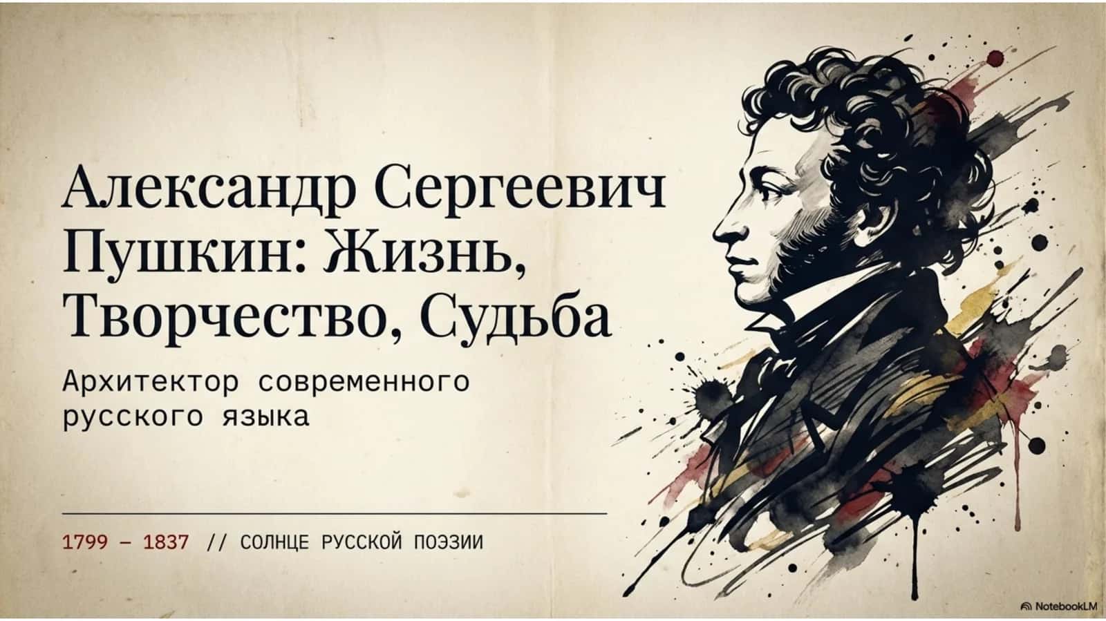 Александр Пушкин: Жизнь, творчество и бессмертие поэта 1