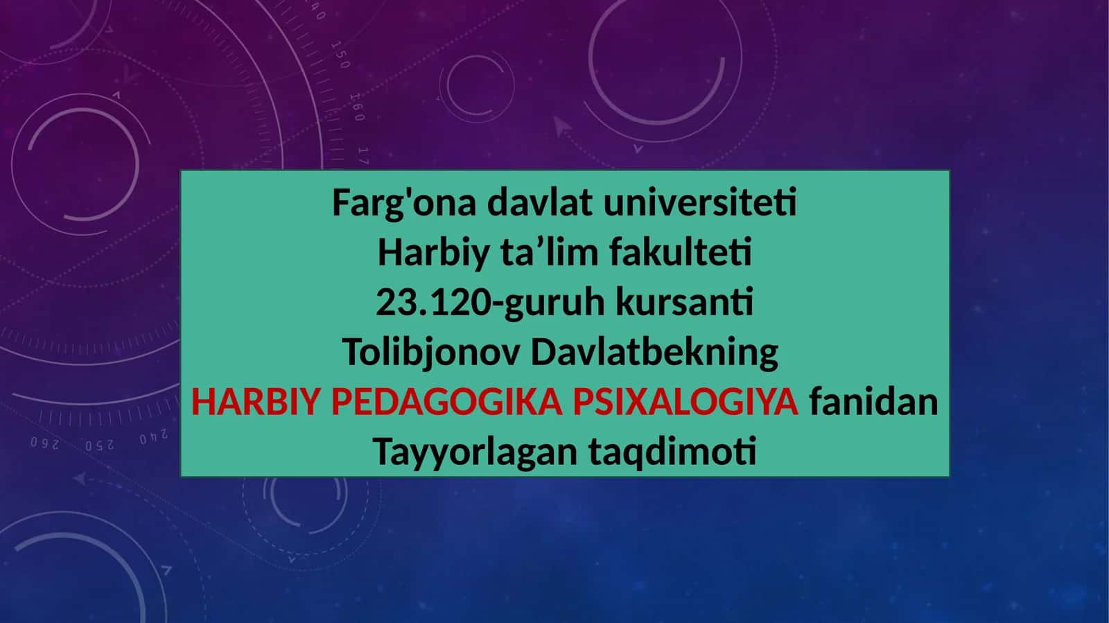 Bo‘linmalardaharbiyxizmatchilaro‘rtasidagishaxslararomunosabatlarnio‘rganishusuli 1