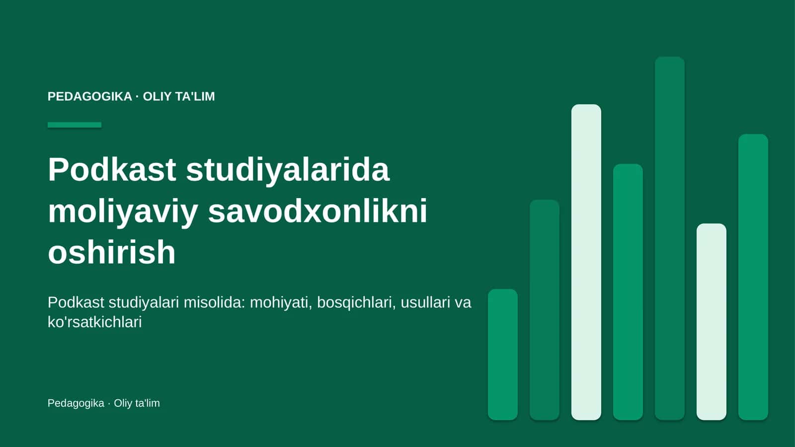 podkast studiyalarida moliyaviy savodxonlikni oshirish 9632 1