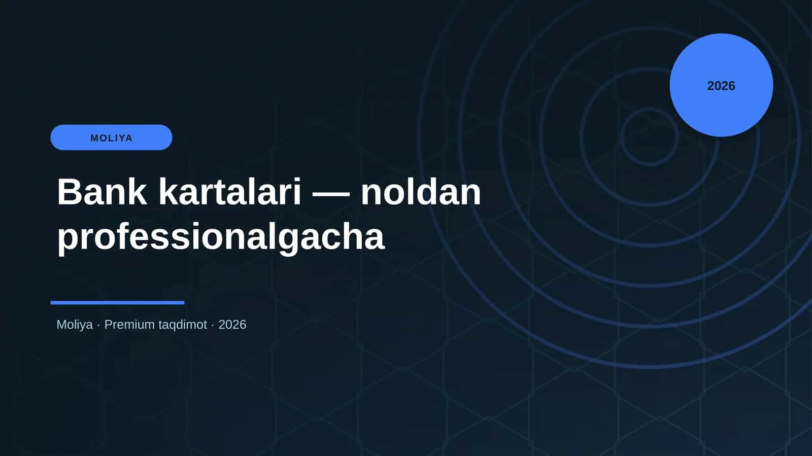Bank kartalari — noldan professionalgacha 1