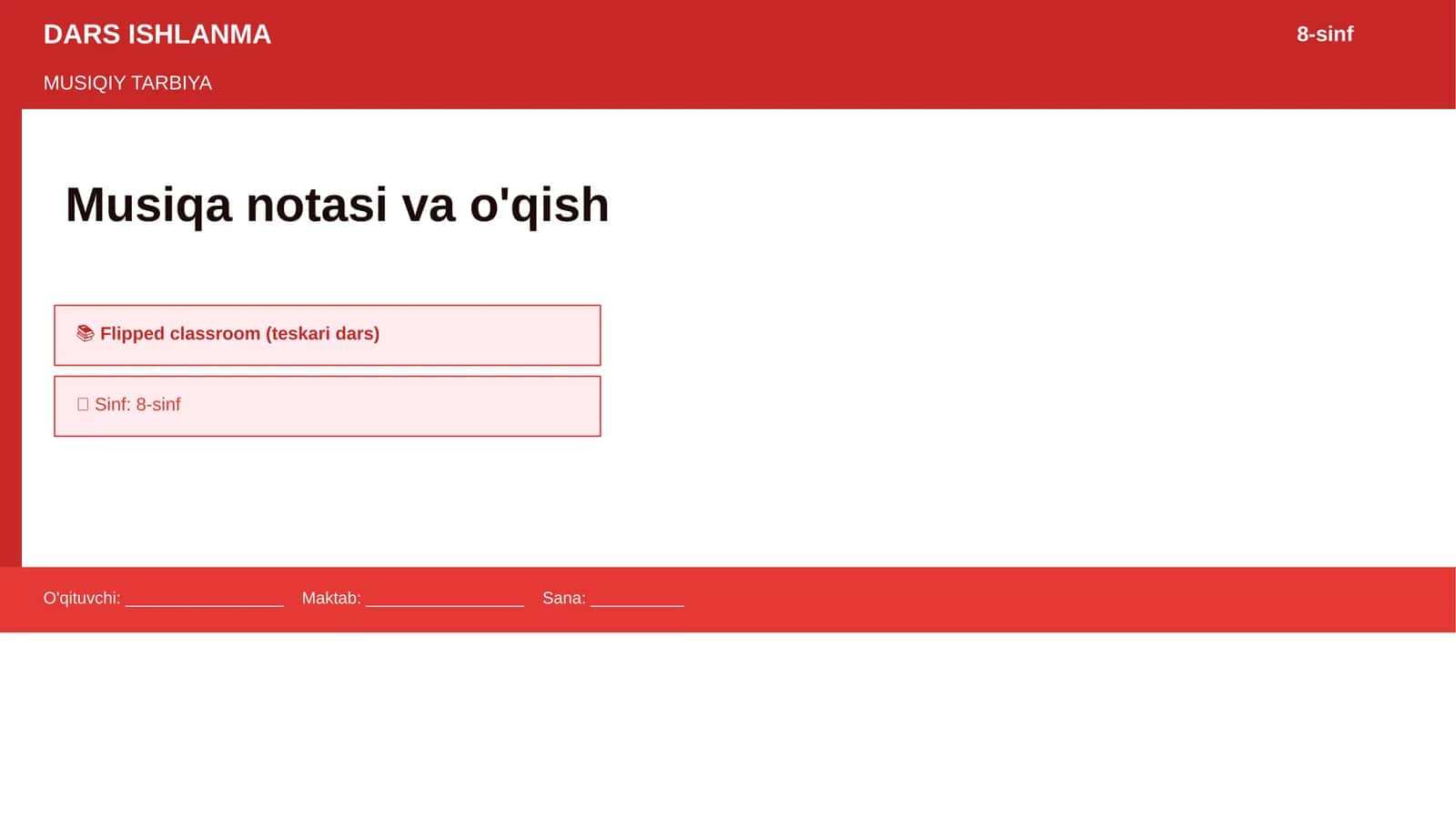 DARS ISHLANMA 1