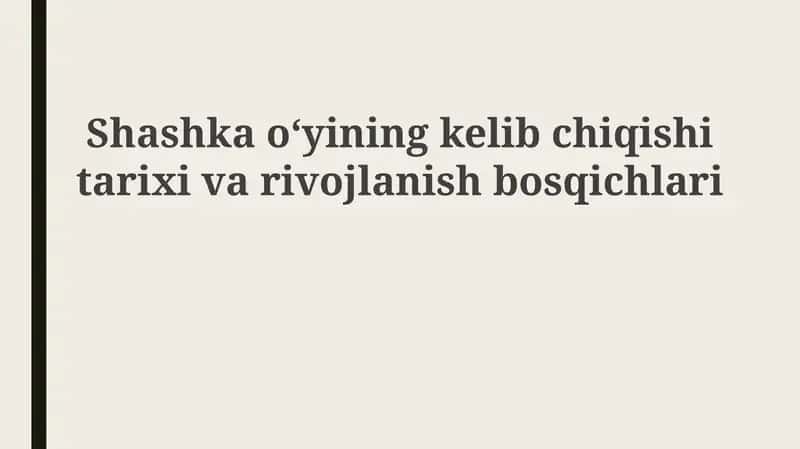 Qadimgi ildizlar 1