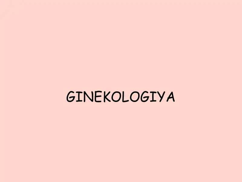 Ginekologiya 1