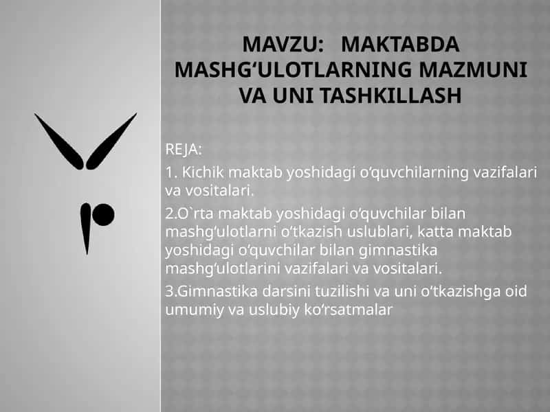 Jismоniy tarbiya mashg‘ulotlari 1