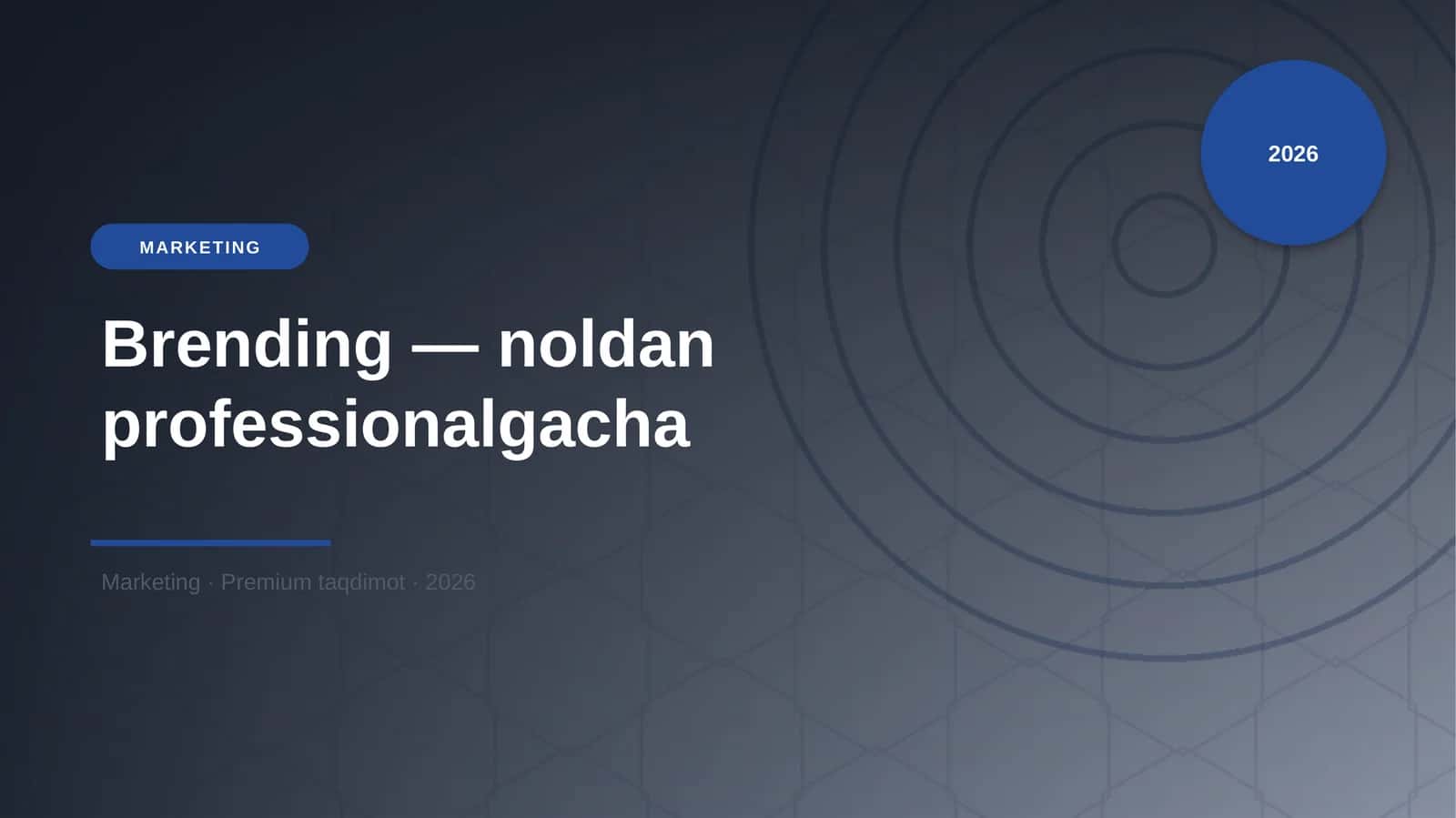 Brending — noldan professionalgacha 1