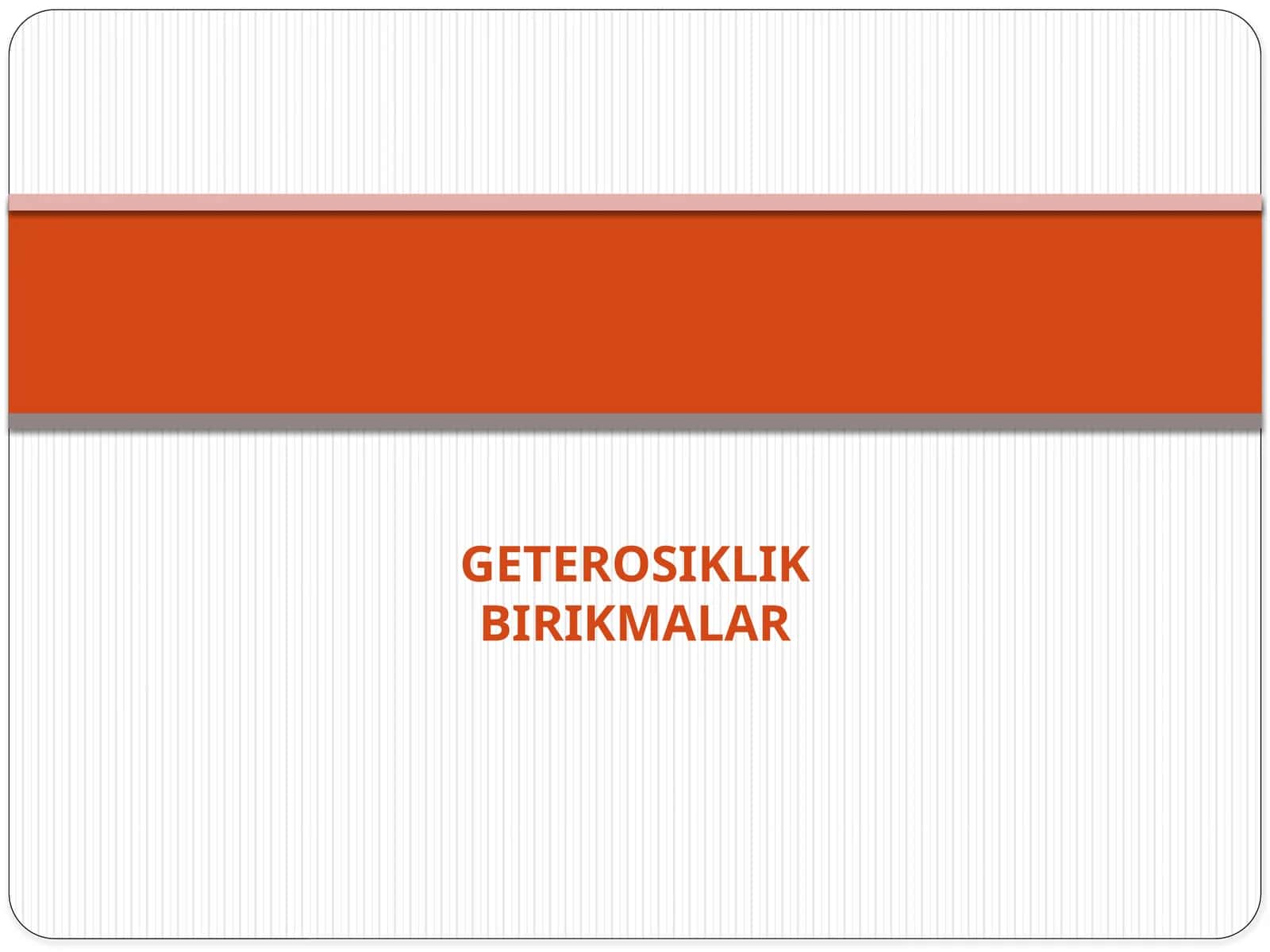 Geterosiklik birikmalar 1