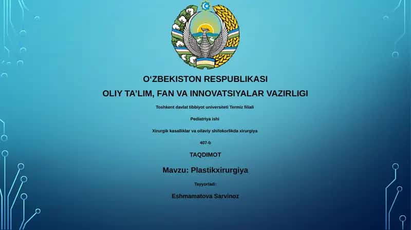 Plastikxirurgiya 1