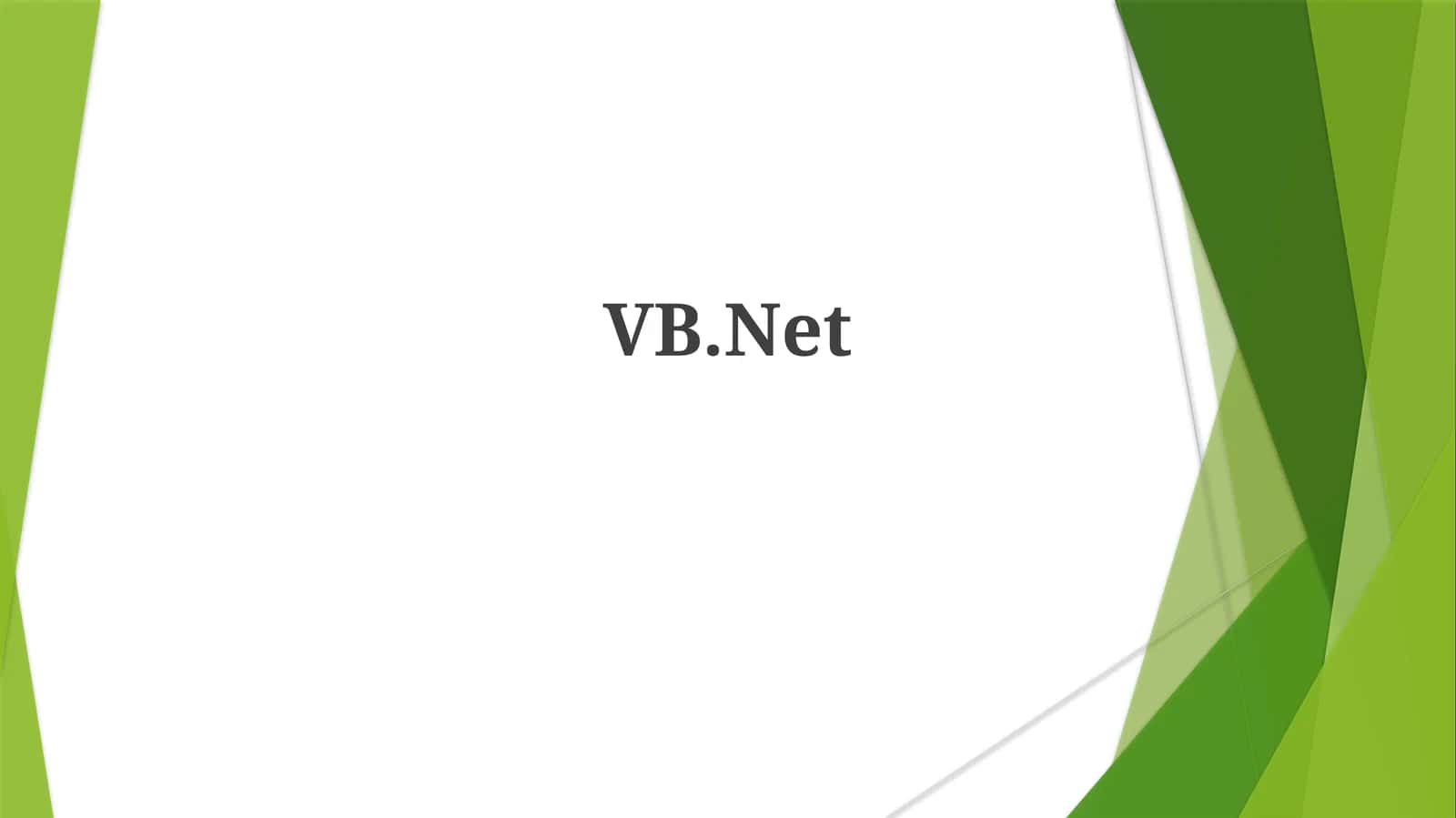 VB.Net 1