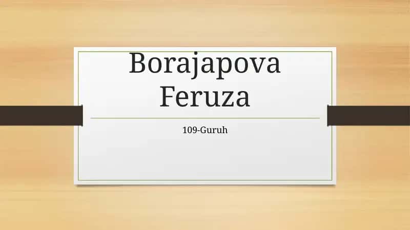 Borajapova Feruza 1