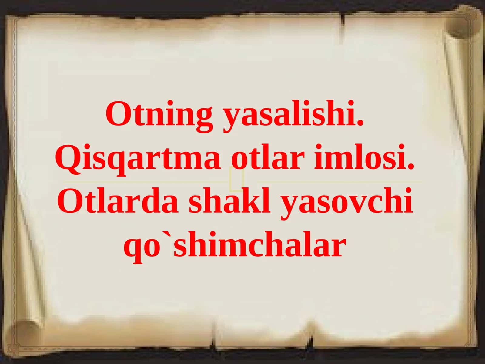 Otlardashaklyasovchiqo`shimchalar 1