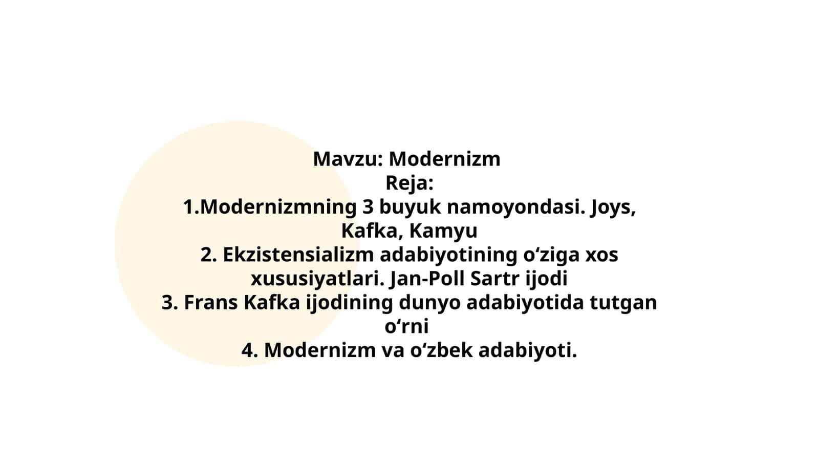 Modernizm 1