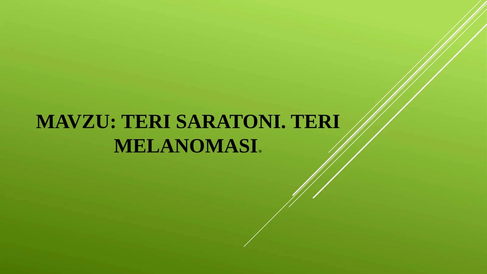 TERI SARATONI 1