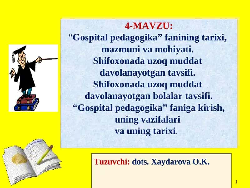 Gospital pedagogika 1