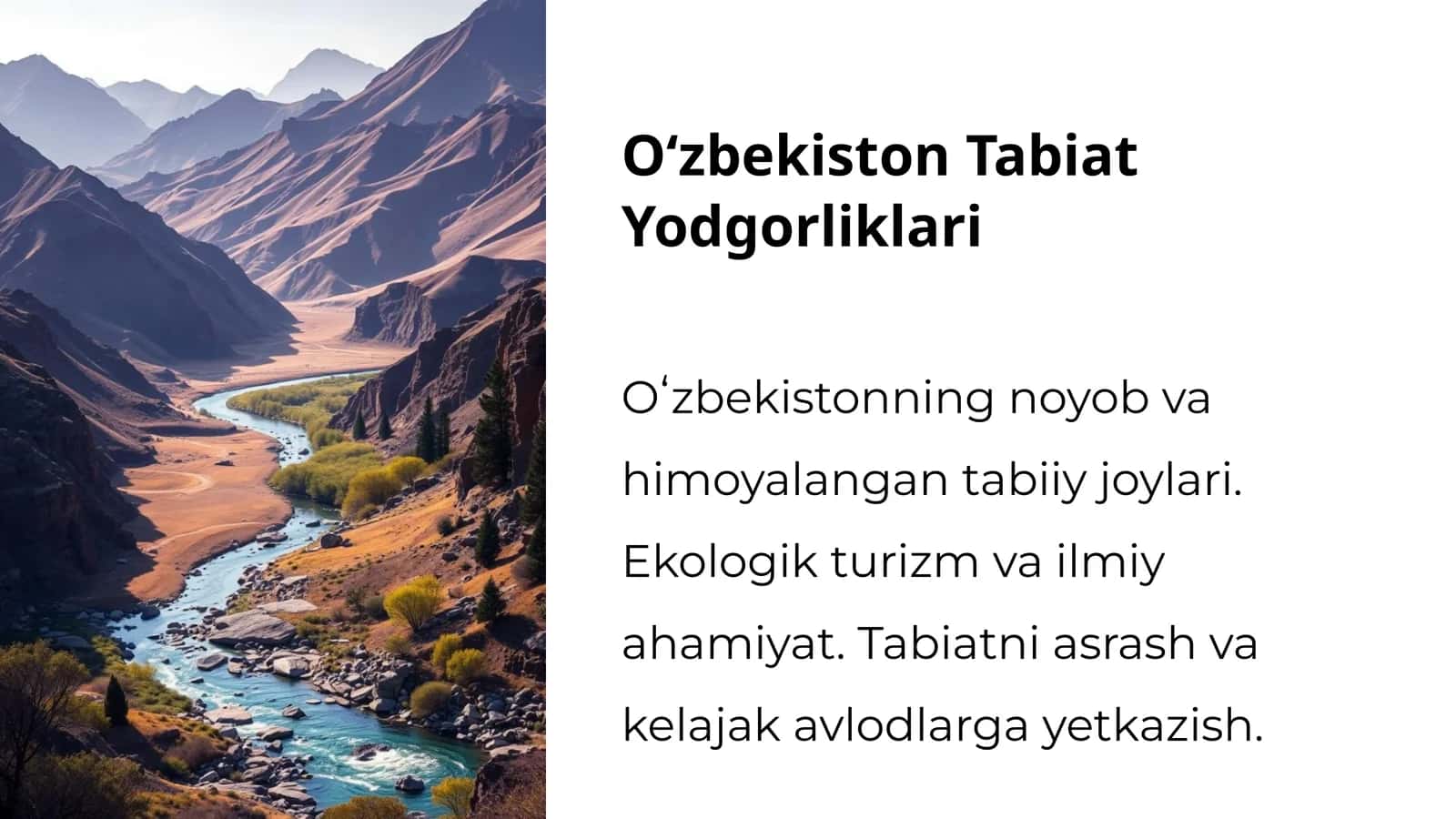 Zomin Milliy Bogʻi 1