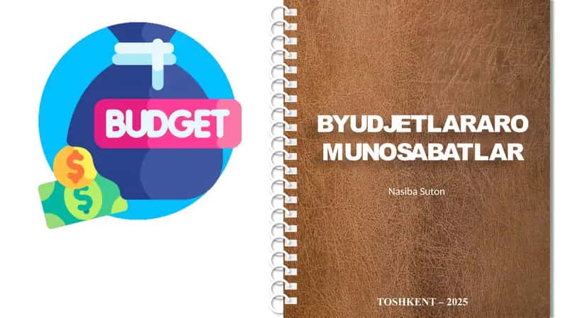 Byudjetlararo munosabatla rto’g’risida tushuncha 1