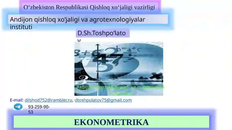 JUFT REGRESSION TAHLIL