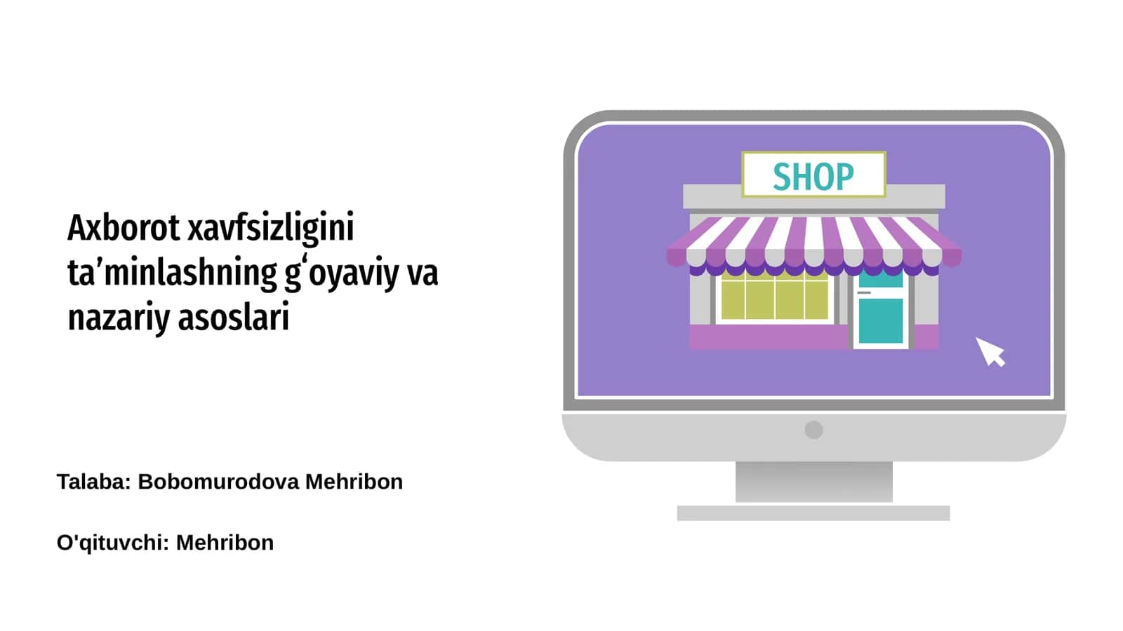 Axborot xavfsizligini taʼminlashning gʻoyaviy va nazariy asoslari 1