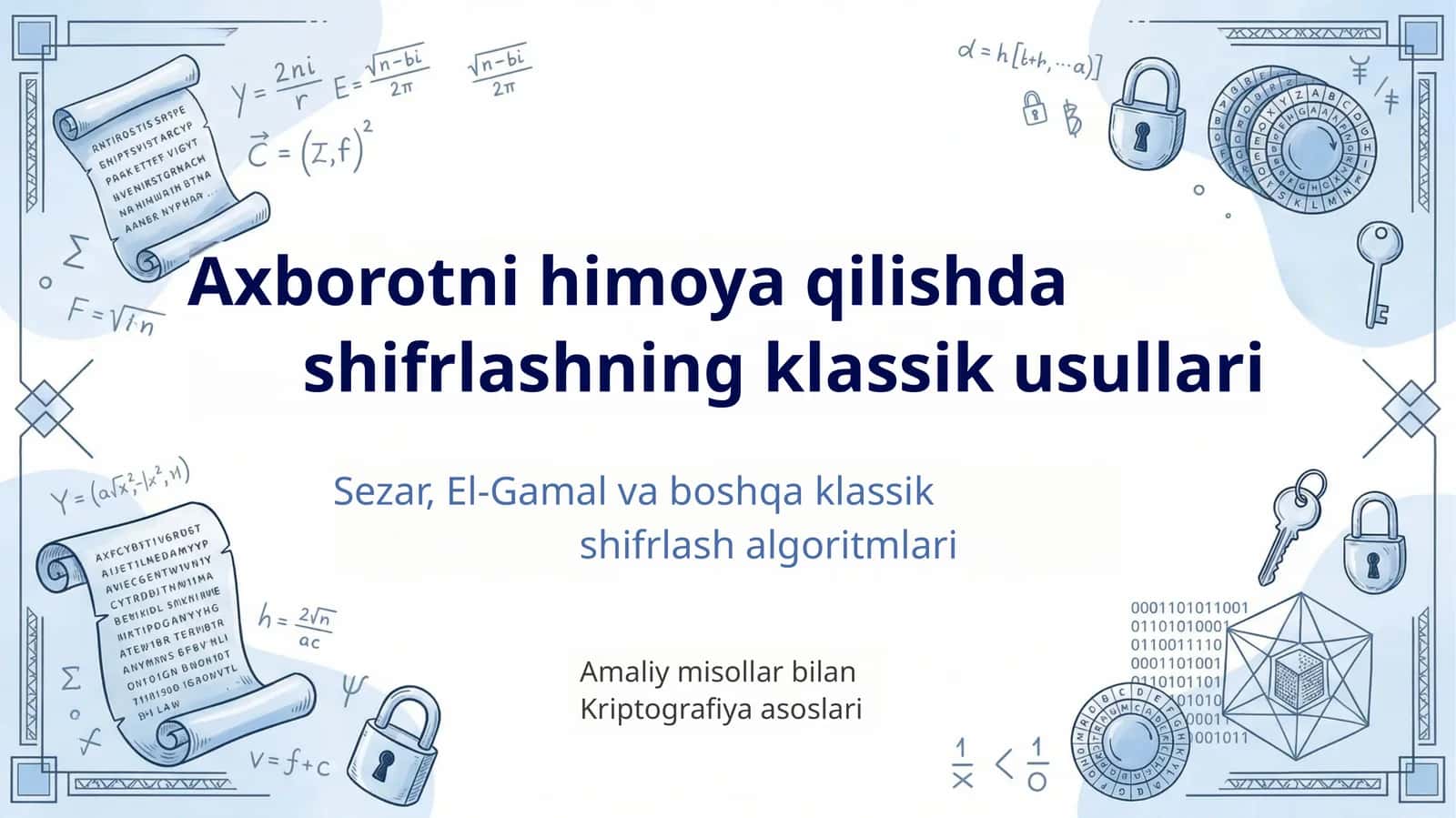 Shifrlash Usullari 1
