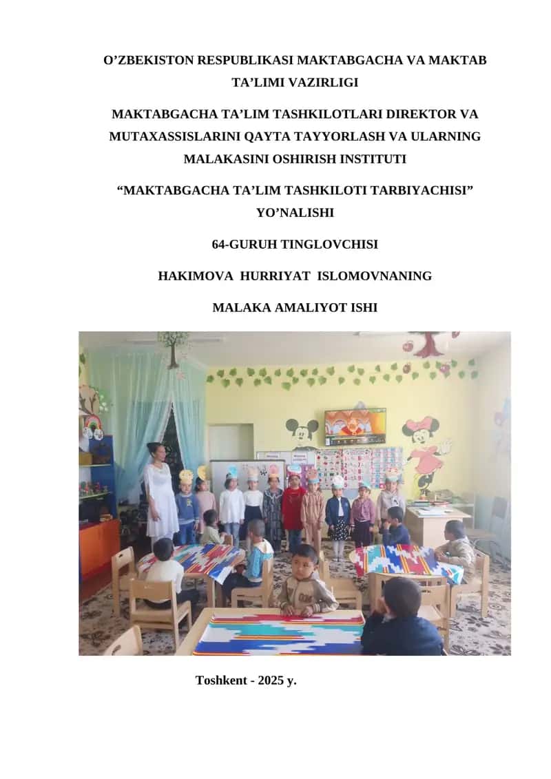 HAKIMOVA  HURRIYAT AMALYOT  Tayyor (2) 1