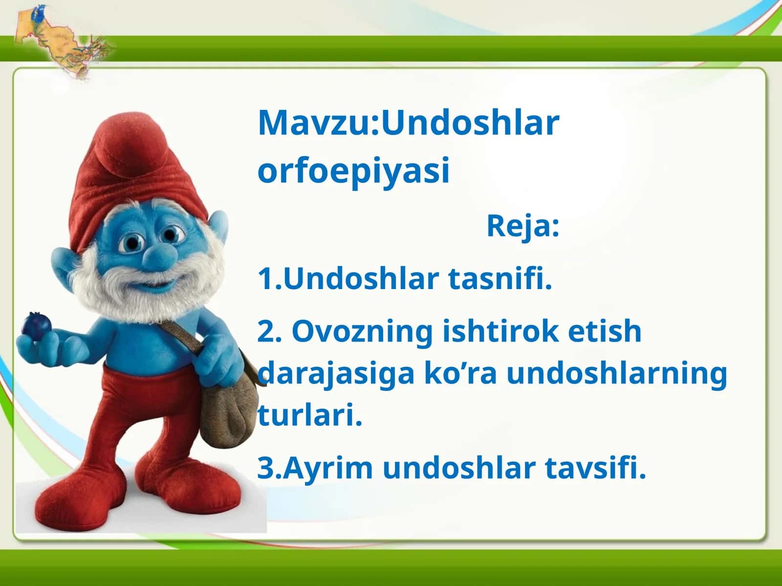 Undoshlar  orfoepiyasi 1