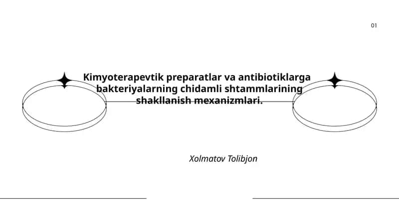 Kimyoterapevtik preparatlar va antibiotiklarga 1