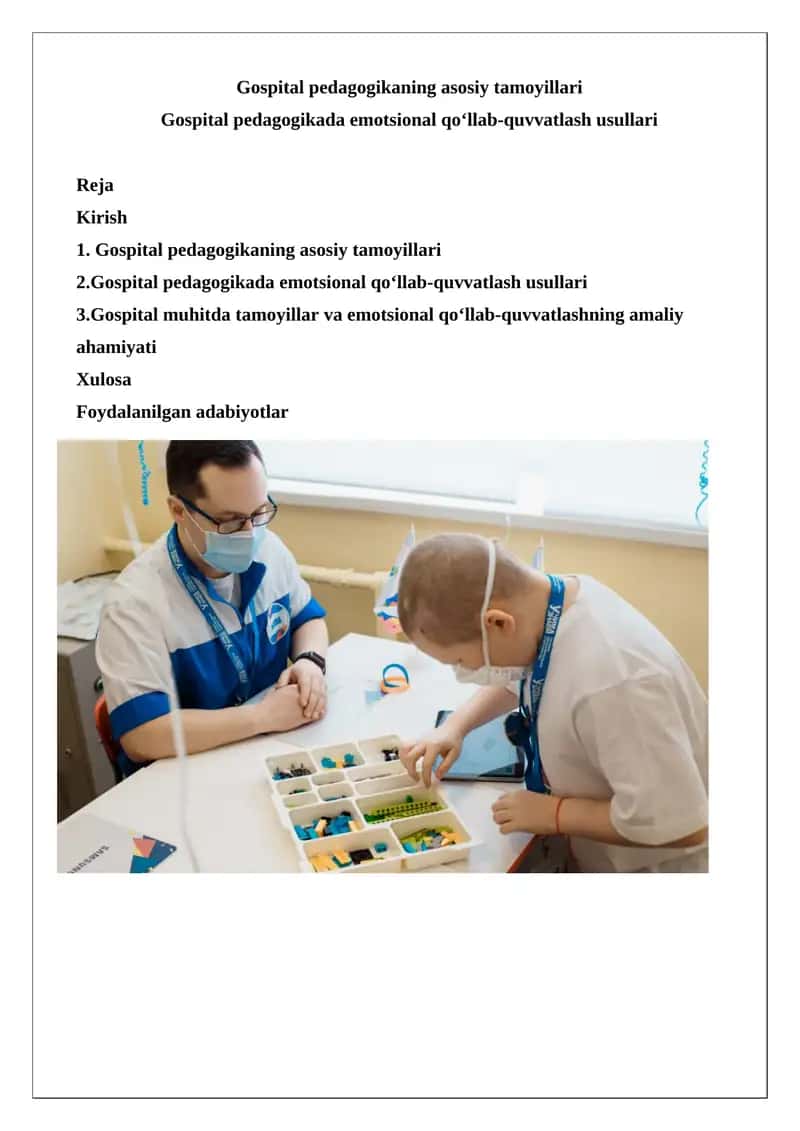Gospital pedagogikasi 1