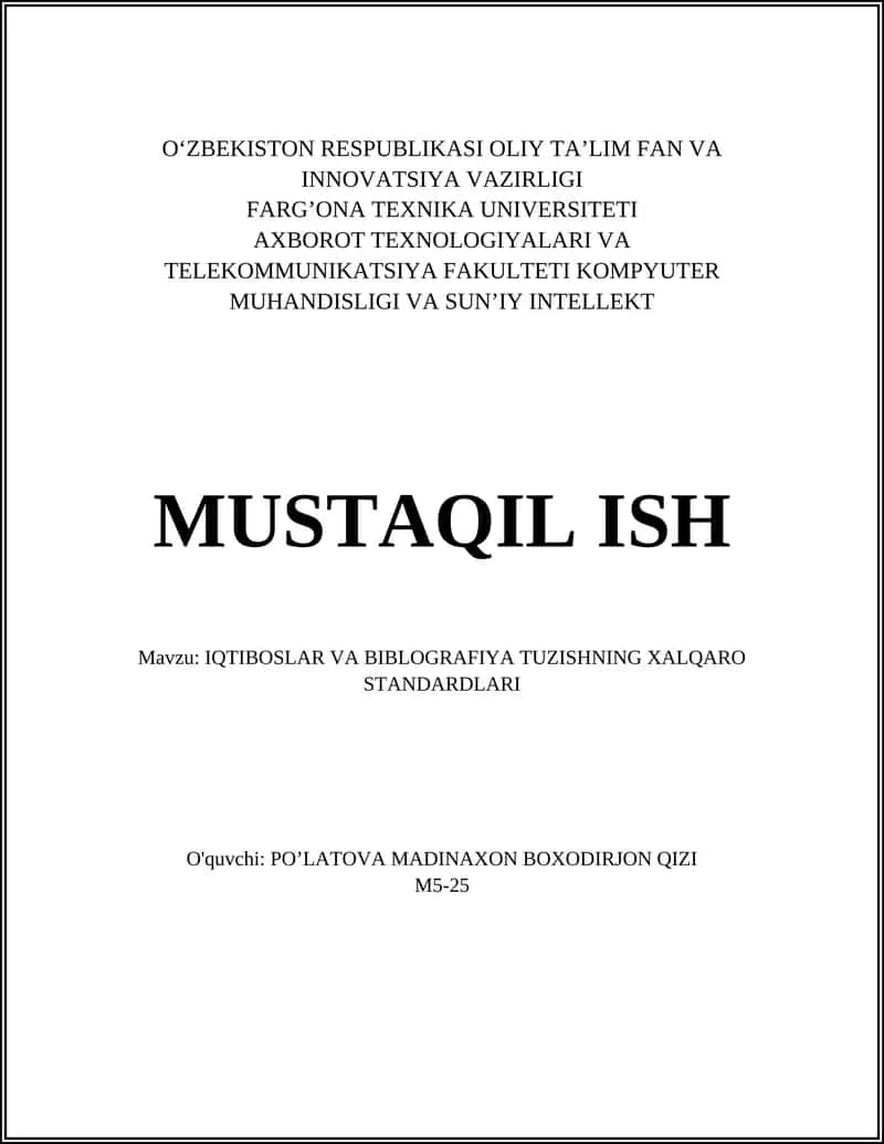ISO 690 Standarti 1
