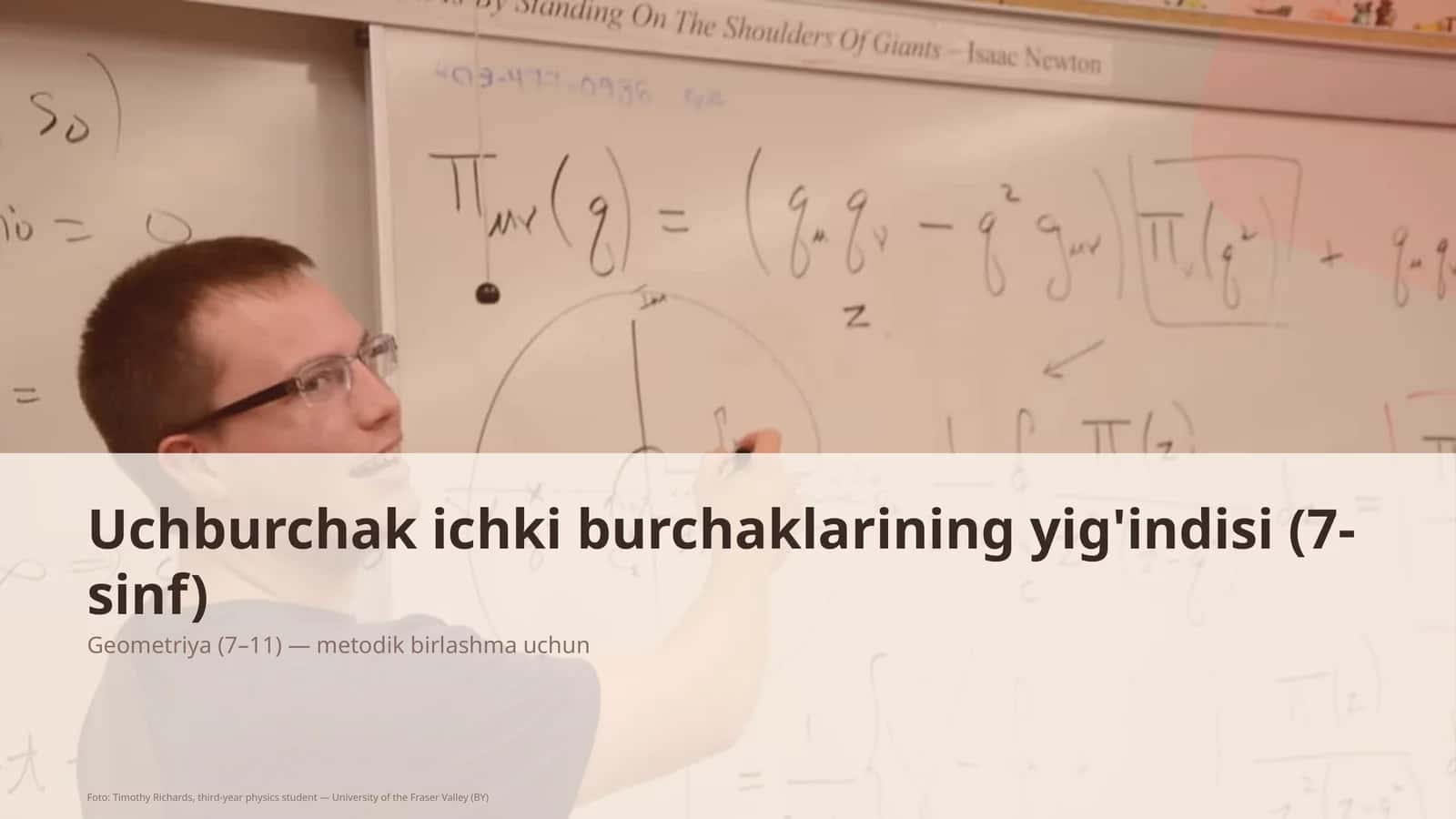 Uchburchak ichki burchaklarining yig'indisi (7-sinf) 1