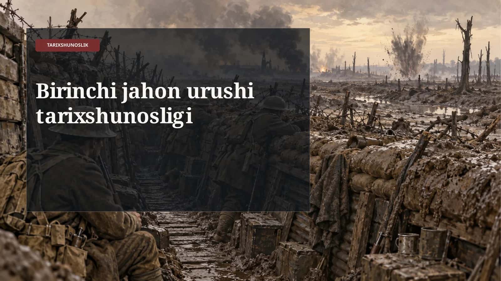 Birinchi jahon urushi tarixshunosligi 1