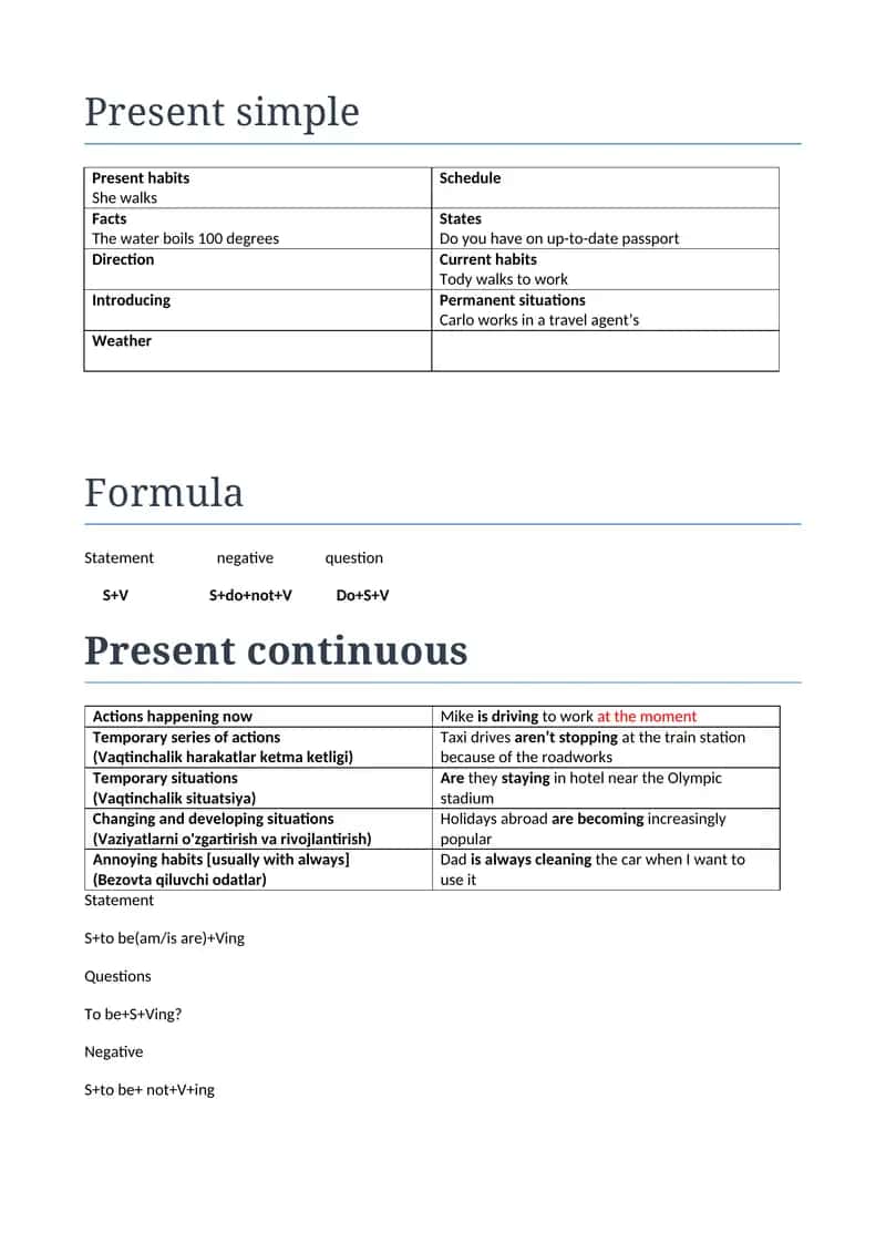 english grammar 1