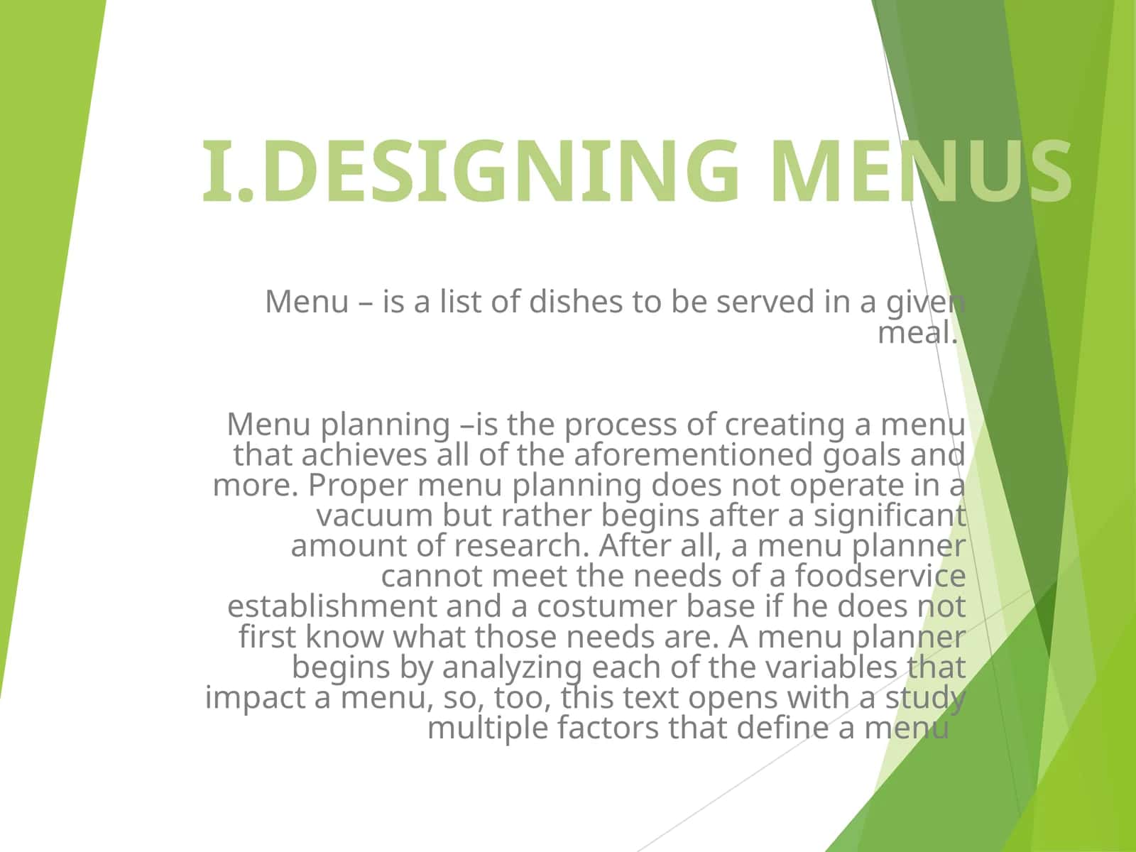 MENU DESIGN 1