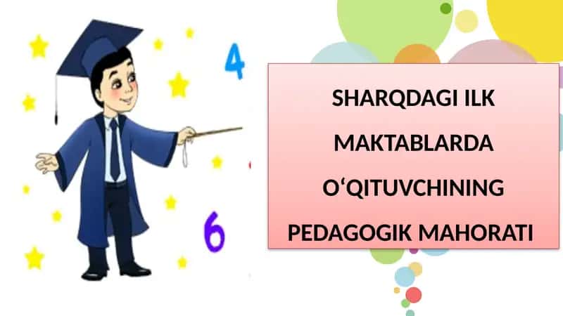 Sharqdagi Ilk Maktablardagi O'qituvchining Pedagogik Mahorati 1