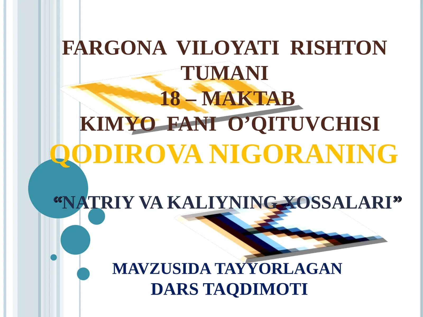 Natriy va kaliyning xossalari 1
