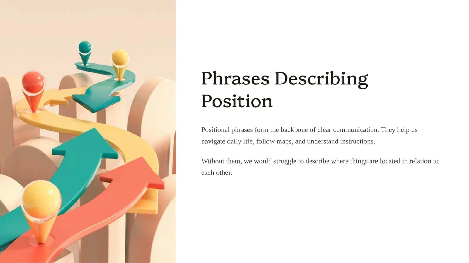 Positional Language 1