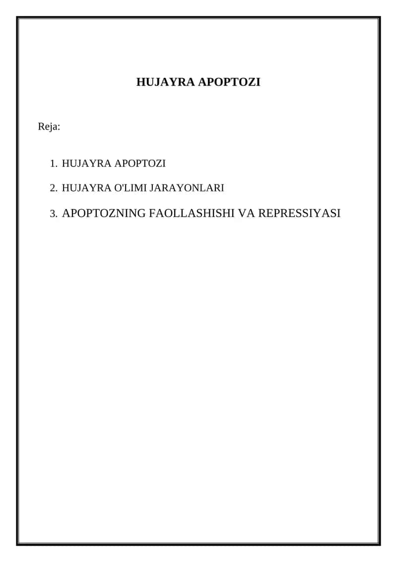 HUJAYRA APOPTOZI 1