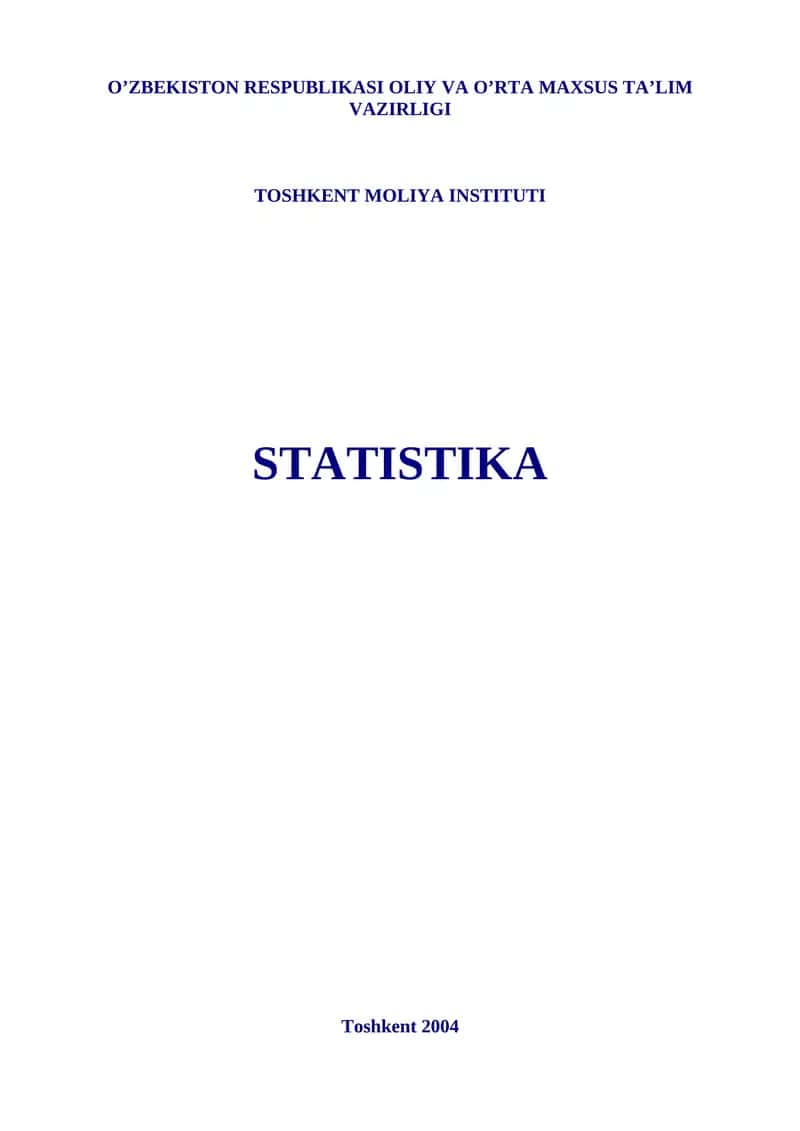 Statistika 1