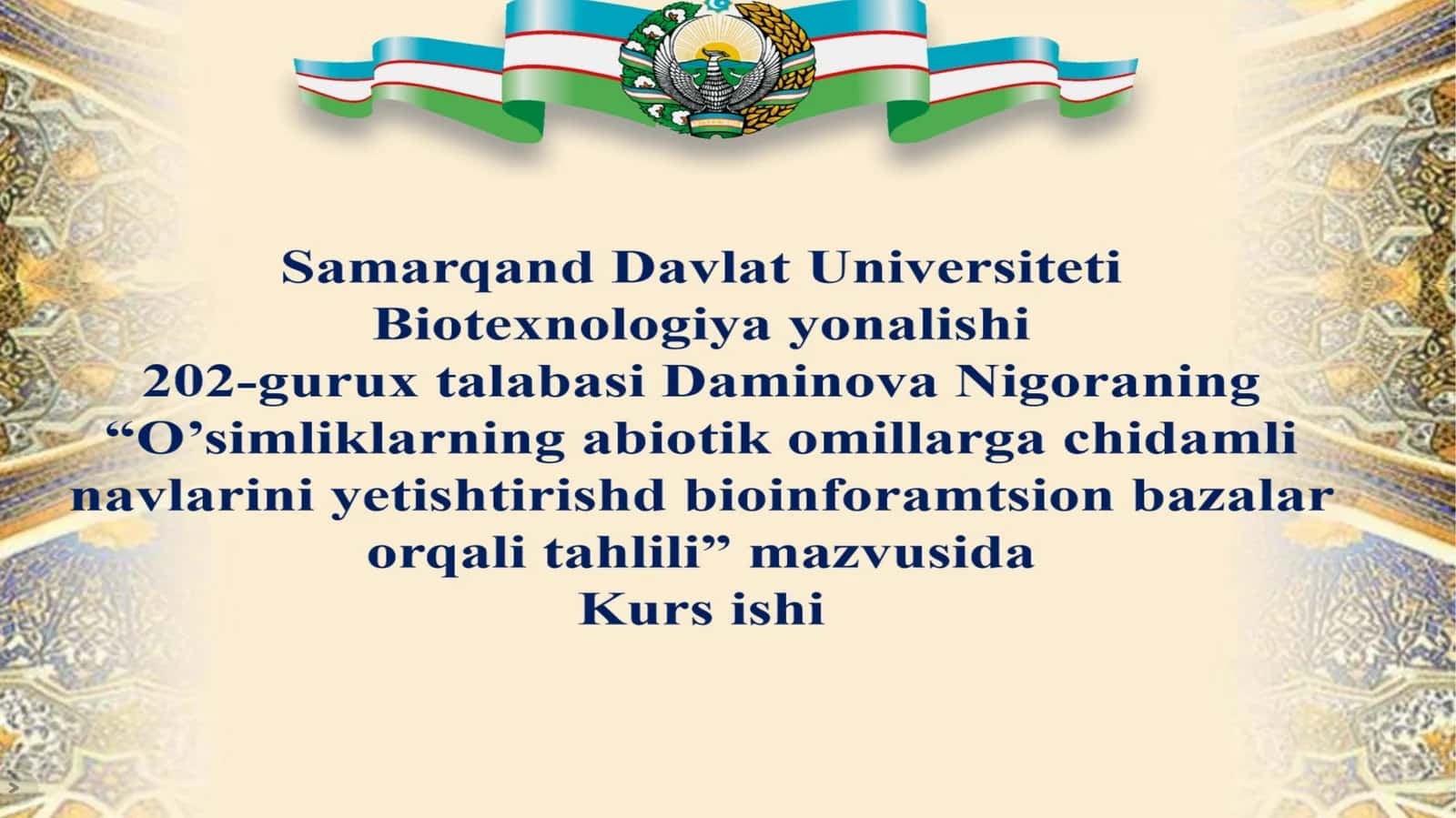Taqdimot Rejasi 1