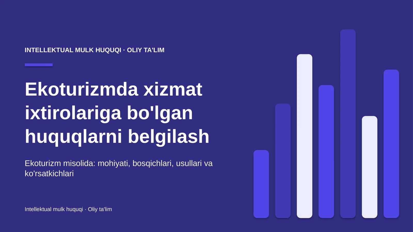 ekoturizmda xizmat ixtirolariga bo'lgan huquqlarni belgilash 1215 1