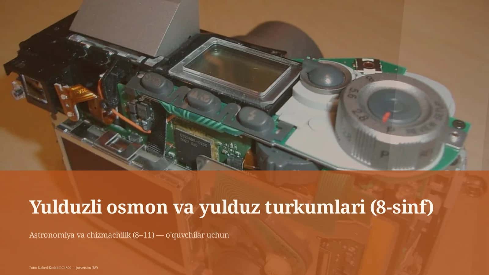 Yulduzli osmon va yulduz turkumlari (8-sinf) 1
