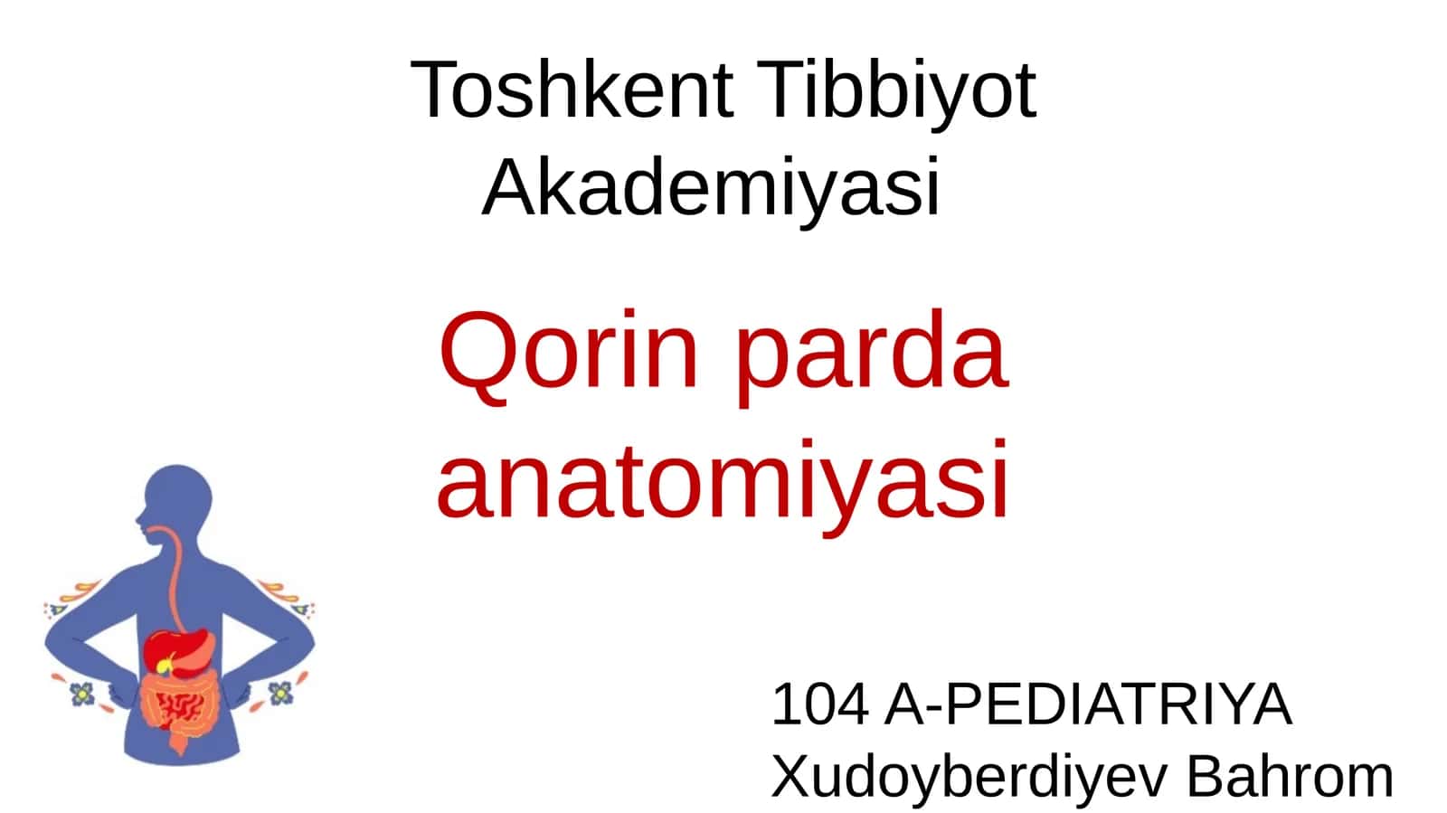 Qorin parda anatomiyasi 1