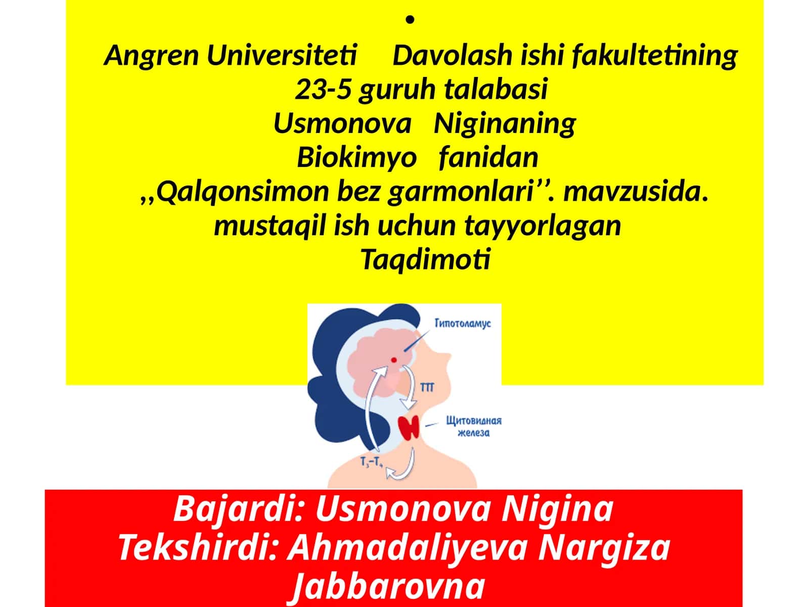 Qalqonsimonbez va gormonlari 1