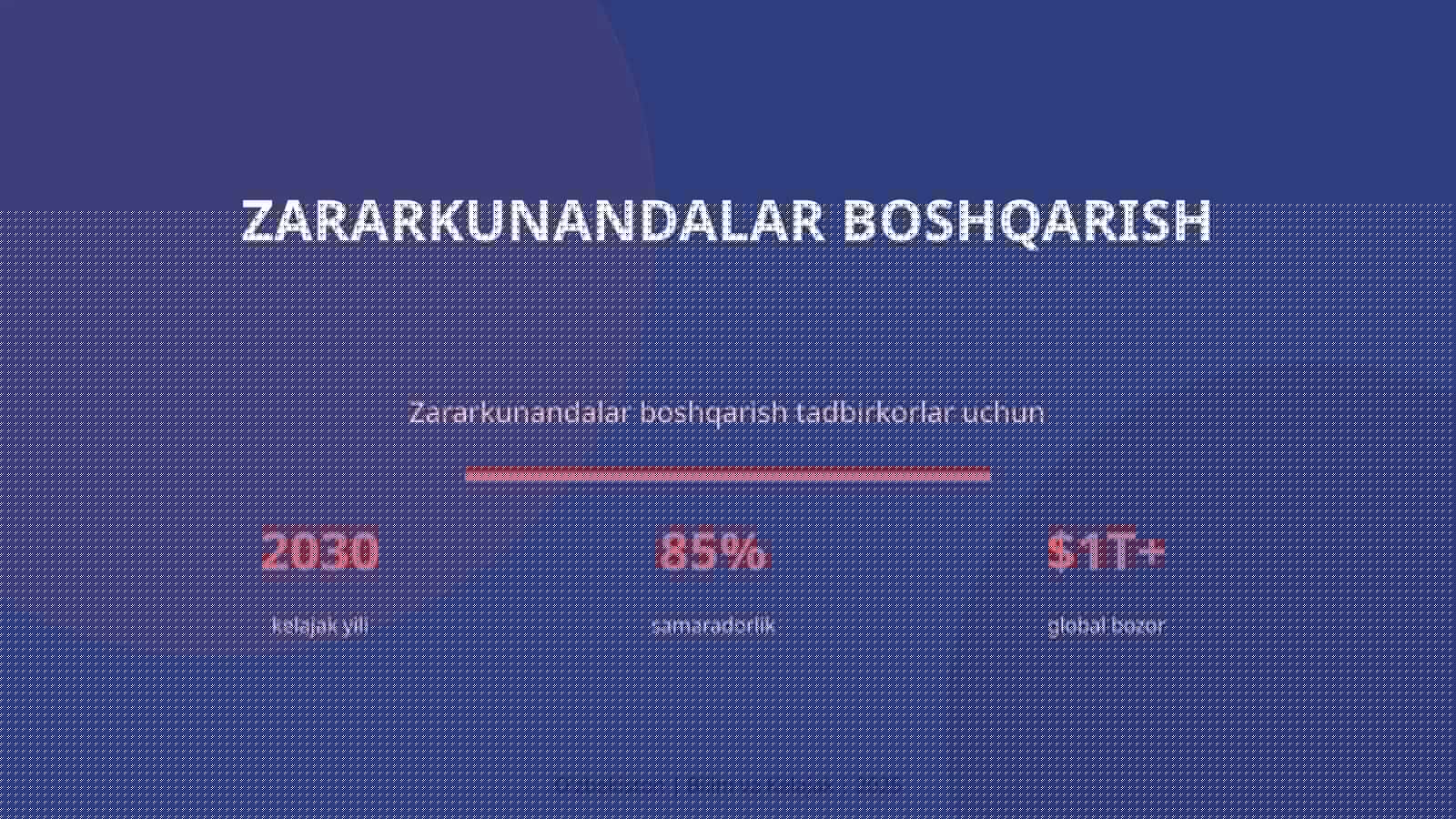 Zararkunandalar boshqarish 1